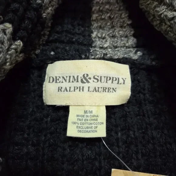 Denim & Supply Ralph Lauren Sweater black size M - Picture 4 of 4